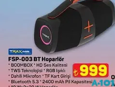 TRAX FSP-003 BT HOPARLÖR fiyat ve kampanya bilgisi